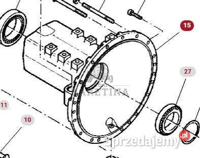 Massey Ferguson 8470 8480 Obudowa Tylnej Osi wielkopolskie sprzedam