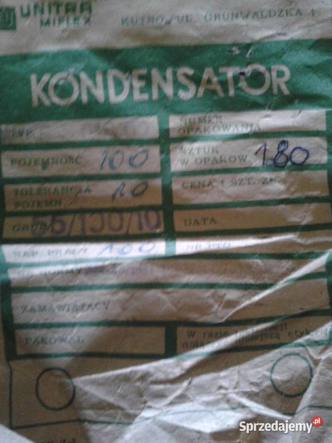 Scalak stabilizator napięcia sztuk 5Kondensatory Łódź