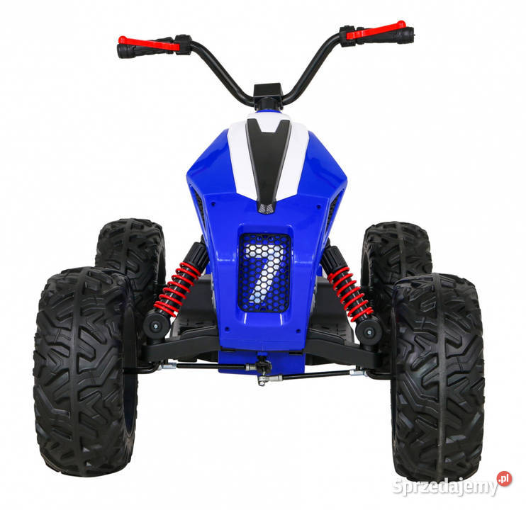 Quad Lucky Seven na akumulator Niebieski Rowerki i pojazdy Łopuszno