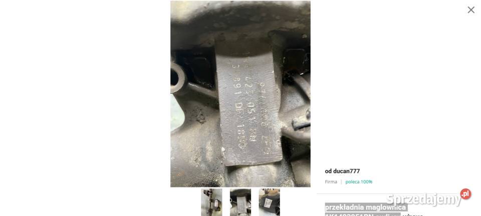 przekładnia maglownica 1K1423051BN audi vw Jelcz-Laskowice