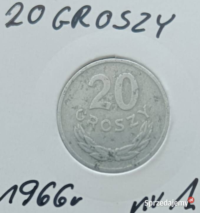 20 Groszy 1966 r PRL 1 Konin sprzedam