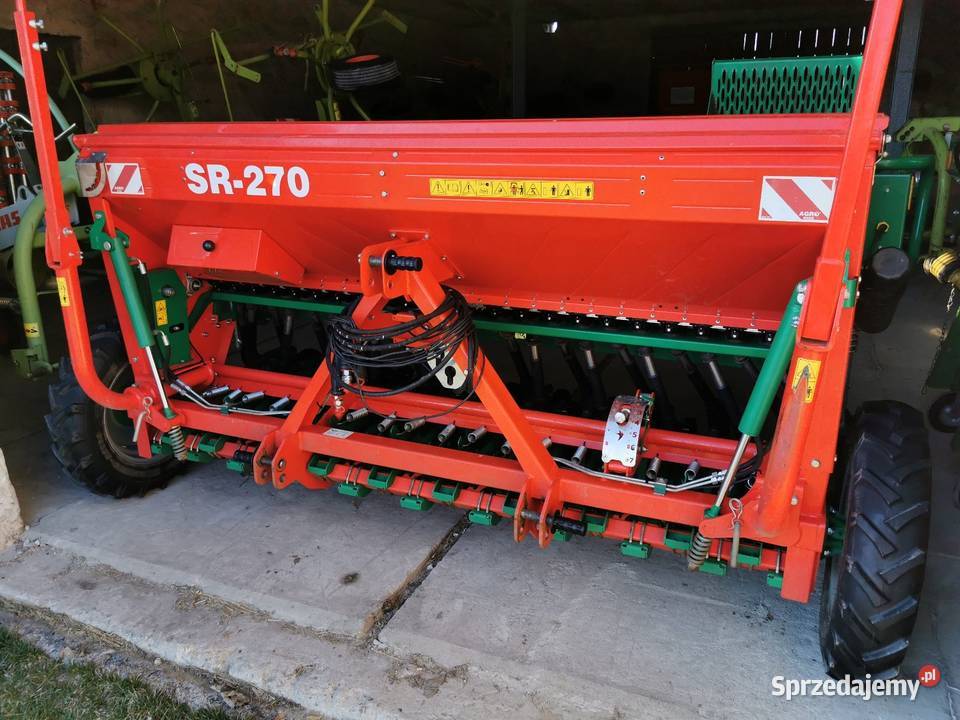 Siewnik Agro maszAgromasz SR270 dwutalerzowy Agromasz Bełchatów