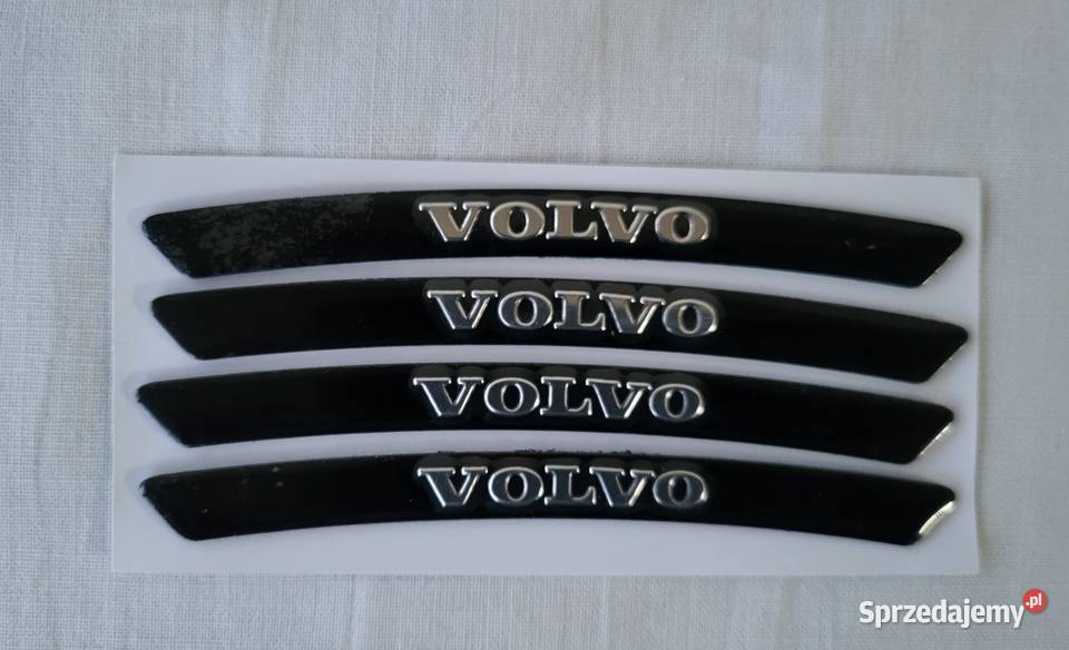 Naklejki Emblematy na felgi Volvo 4 sztuki Nowe Gliwice