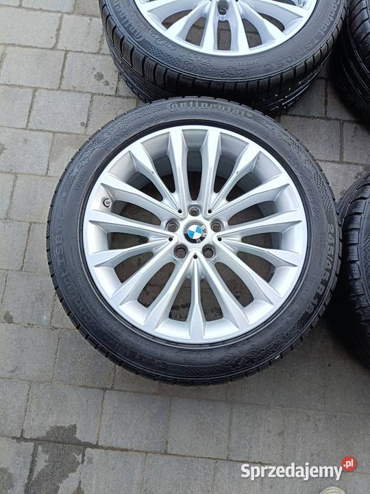 Alufelgi BMW 5x112 ET30 18 z nowymi Zimowymi Elbląg