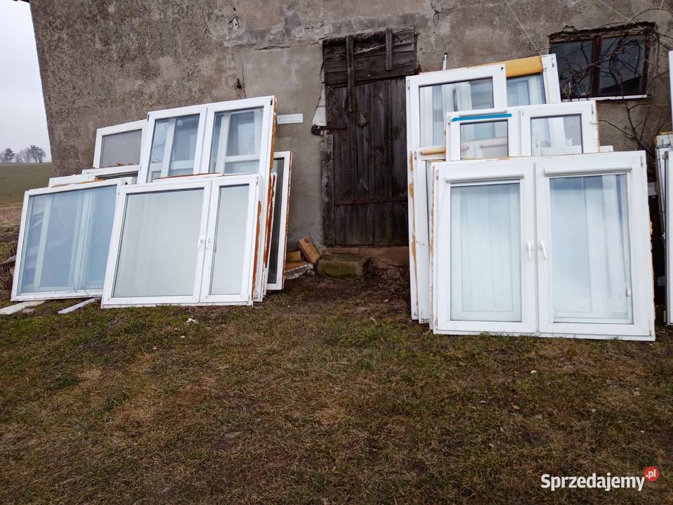 sprzedam okna uzywane Pasłęk