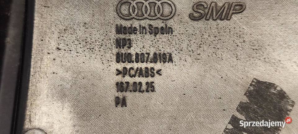 AUDI Q3 8U LISTWA NAKŁADKA ZDERZAKA 8U0807819A dolnośląskie sprzedam