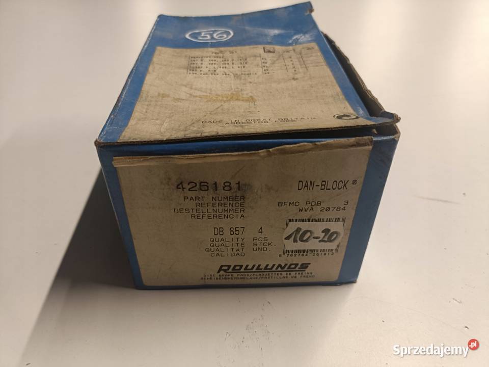 MercedesBenz T1 PRZEDNIE KLOCKI HAMULCOWE przód osobowe Rudka