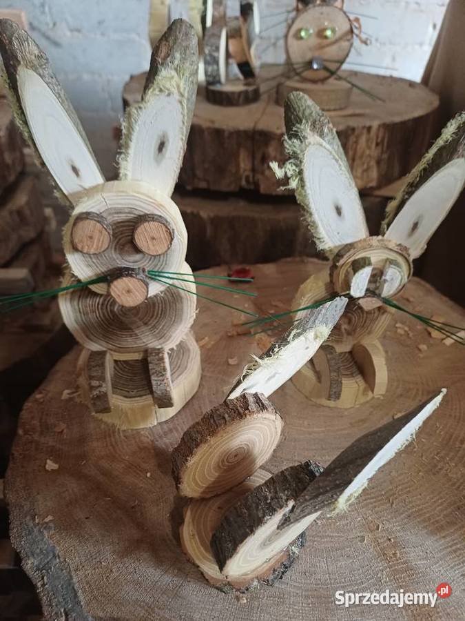 zajaczek wielkanocny recznie robiony Nowa Sól sprzedam