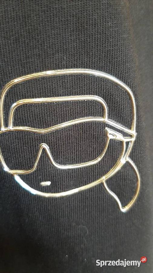 Tshirt Koszulka Męska KARL LAGERFELD M Czarna Nowa Sól