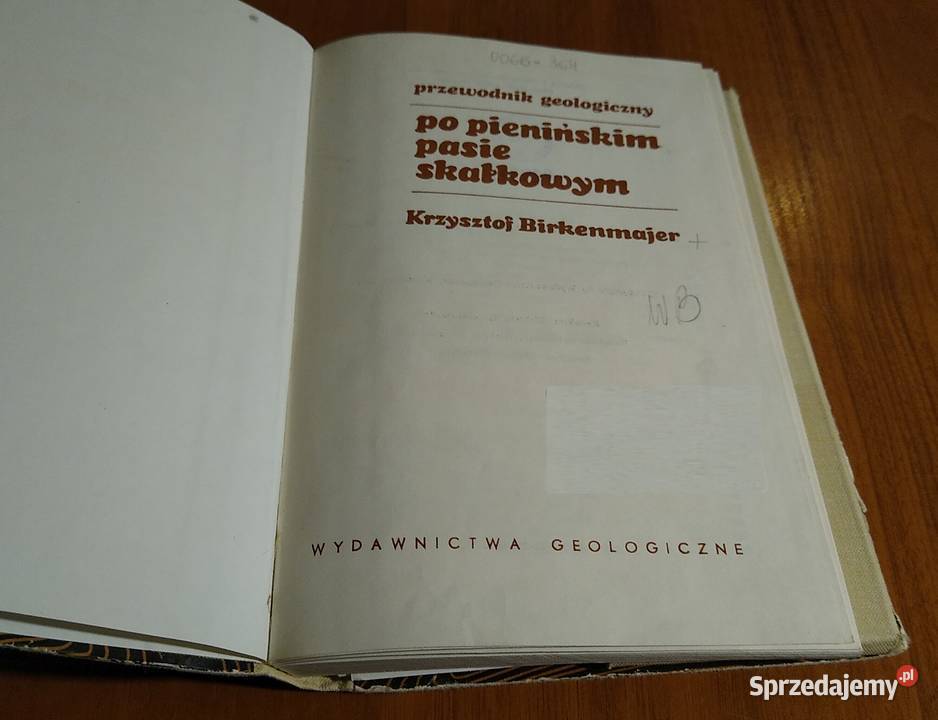 Przewodnik geologiczny pienińskim pasie twarda pomorskie