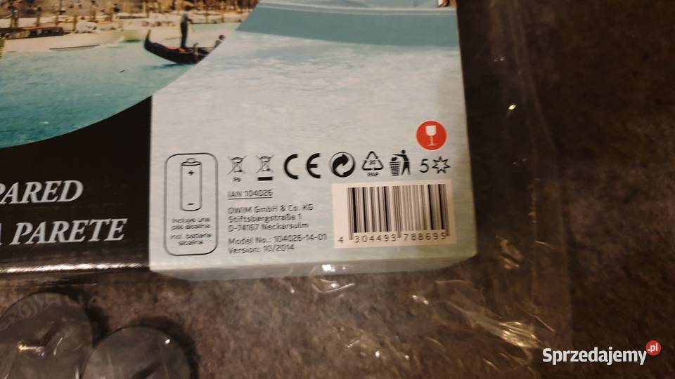 Zegar AURIOL Włochy Wenecja pamiątka prezent wielokolorowy Skierniewice
