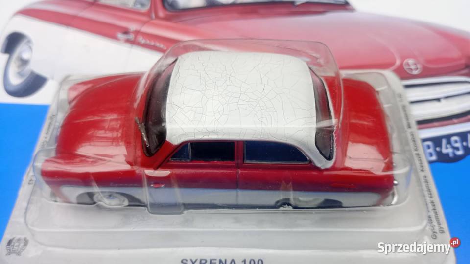 SYRENA 100 kultowe auta PRL deagostini 143 Modelarstwo