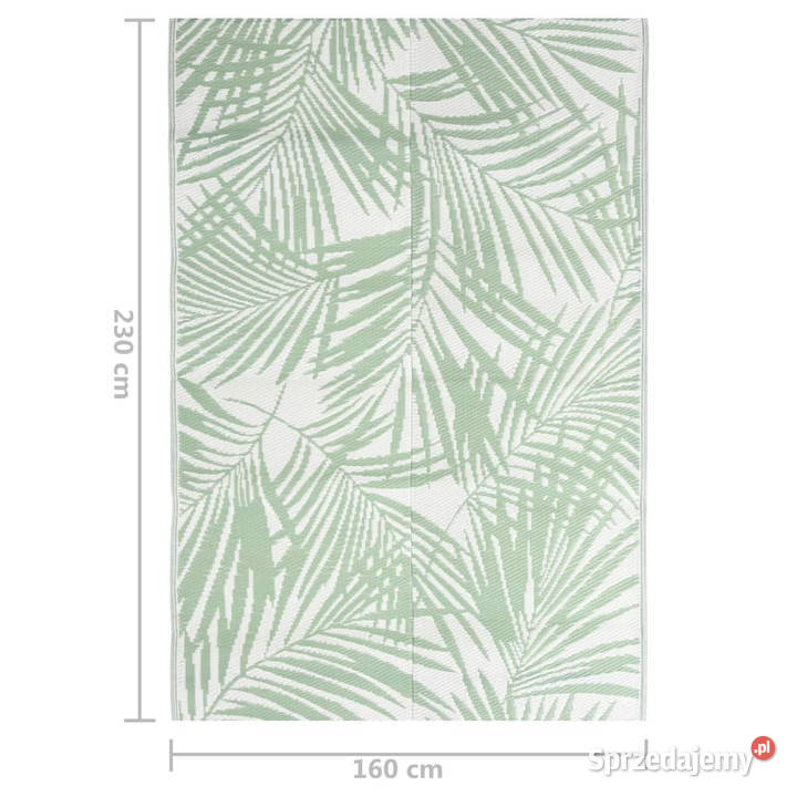 Dywan zewnętrzny zielony 160 x 230 PP WM316909 Warszawa