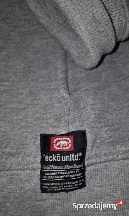 Bluza chłopiec Ecko kaptur szara 140 1012 lat Bluzy