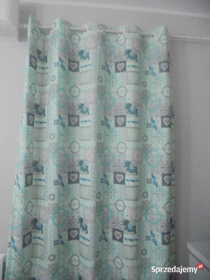 zasłona na przelotkach gruba 240150 odcienie szarości Włocławek sprzedam