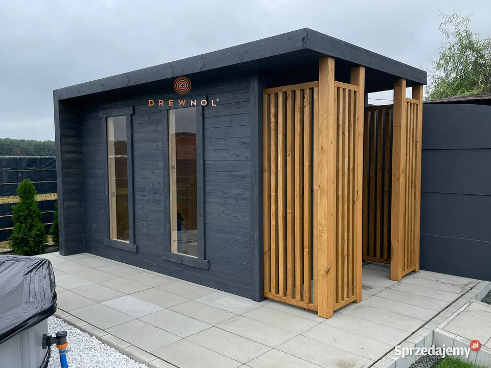 Domek narzędziowy z drewutnią nowoczesny domek Częstochowa