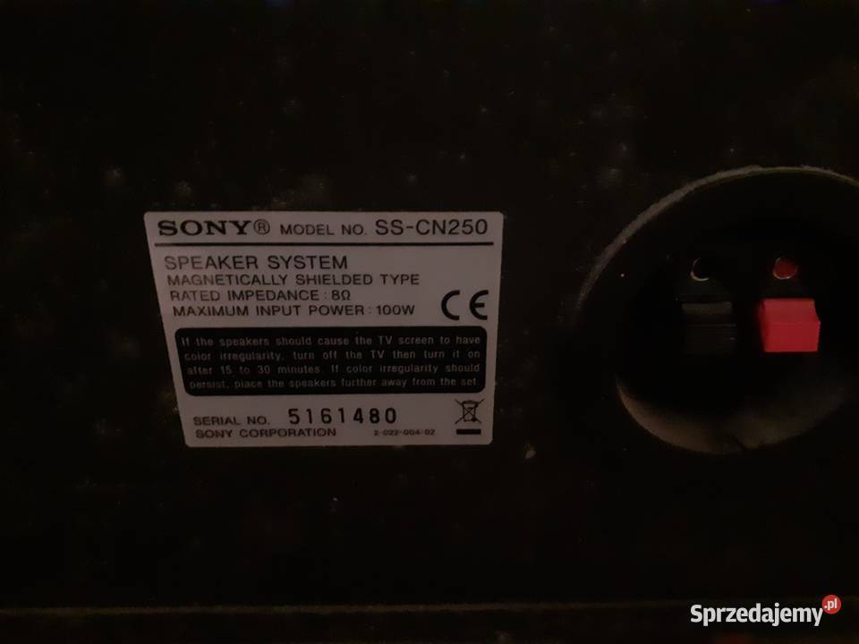 Zestaw głośników Sony zachodniopomorskie Nowogard