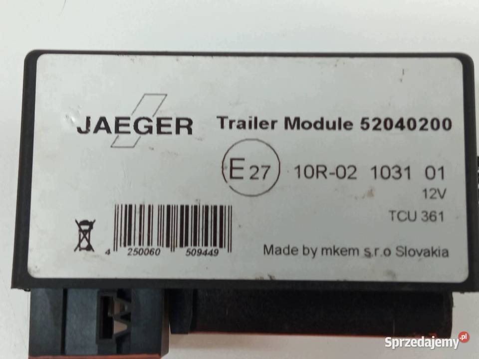 MODUŁ HAKA JAEGER 52040200 MercedesBenz Bklasa I świętokrzyskie