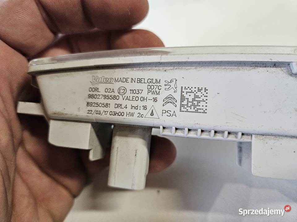 CITROEN PEUGEOT LAMPA JAZDY DZIENNEJ DRL LED Międzychód