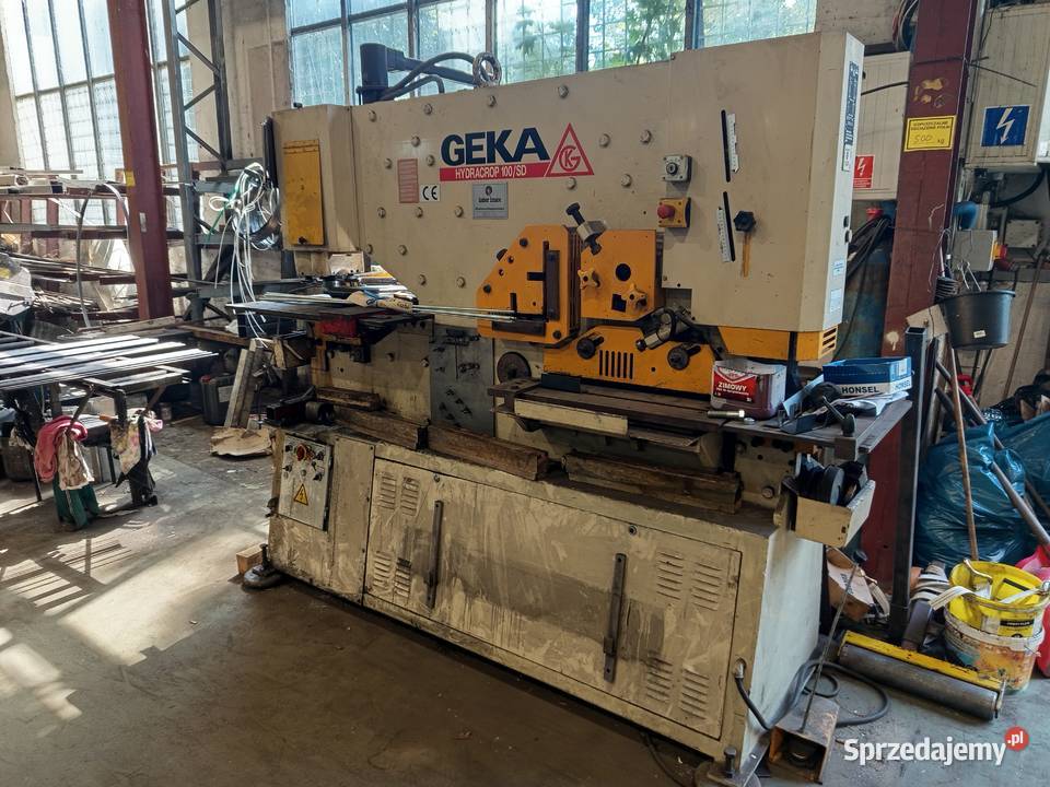 Wykrawarka Geka Hydracrop SD 100 ton CNC podkarpackie
