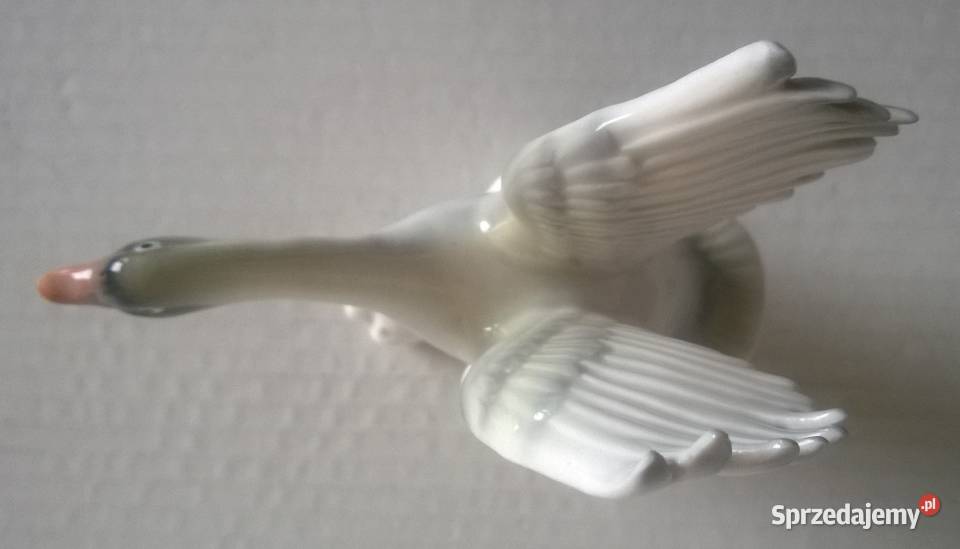 Figurka Porcelanowa Dzika Gęś Porcelana Radom