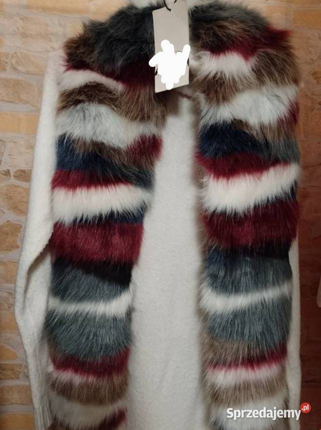 Ekskluzywny Futrzany kołnierz z Londynu futrzana