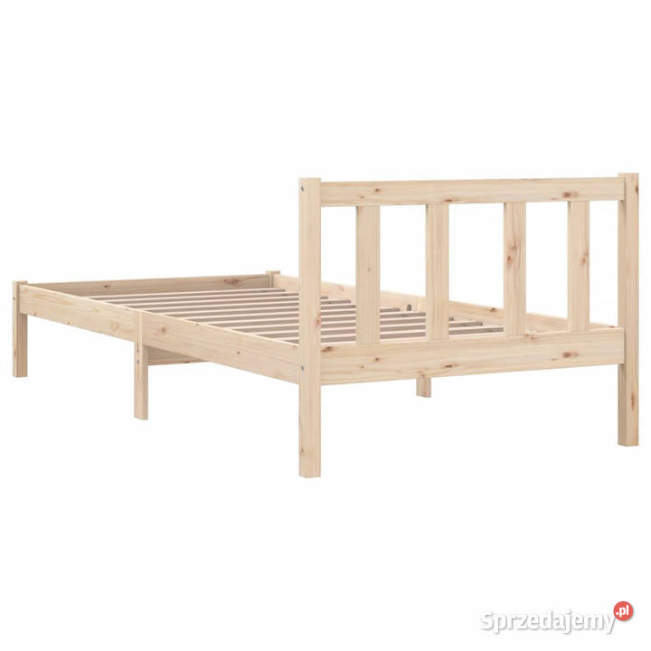 Rama łóżka z litego drewna sosnowego 100x200 205cm mazowieckie