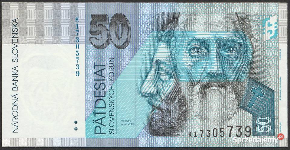 Słowacja 50 koron 2002 stan bankowy UNC Łódź sprzedam