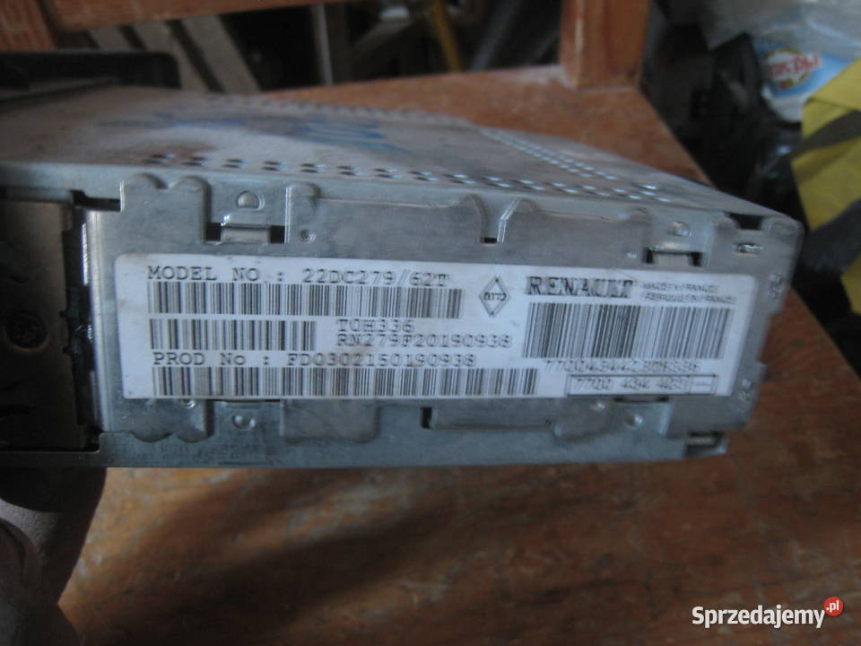 Radio oryginalne Renault 1 DIN Scenic I Megane I Rok produkcji 2000 Kraków