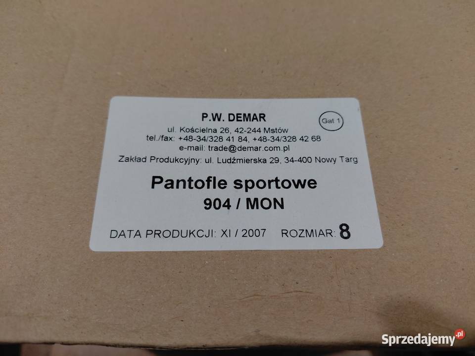 Buty pantofle sportowe 904 MON DEMAR 8 Militaria dolnośląskie Wrocław