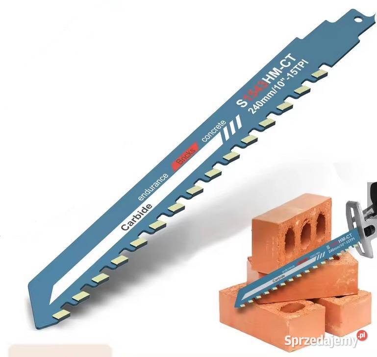 Brzeszczot do piły szablastej 240 mm z zębami z Dąbrowa Górnicza