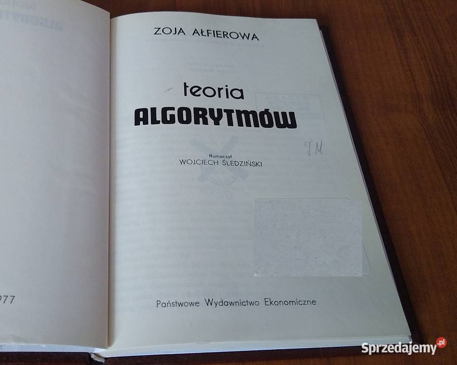 Teoria algorytmów Zoja Ałfierowa TWARDA Gdańsk
