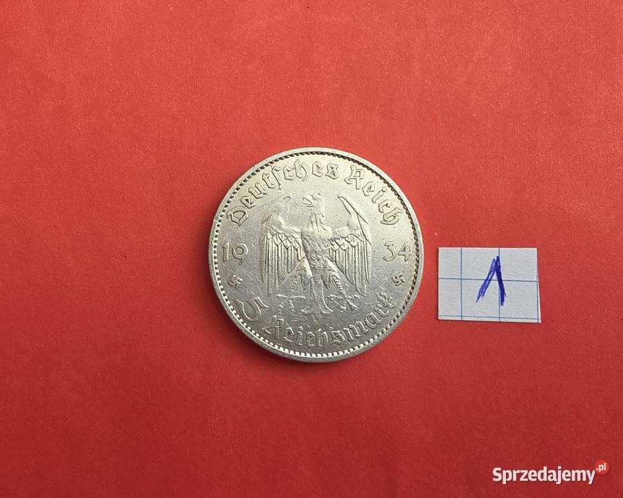 5 marek Niemcy 1934 A kościół garnizonowy w Pozostałe dolnośląskie