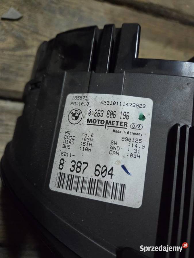 Zegary BMW E46 18 benzyna