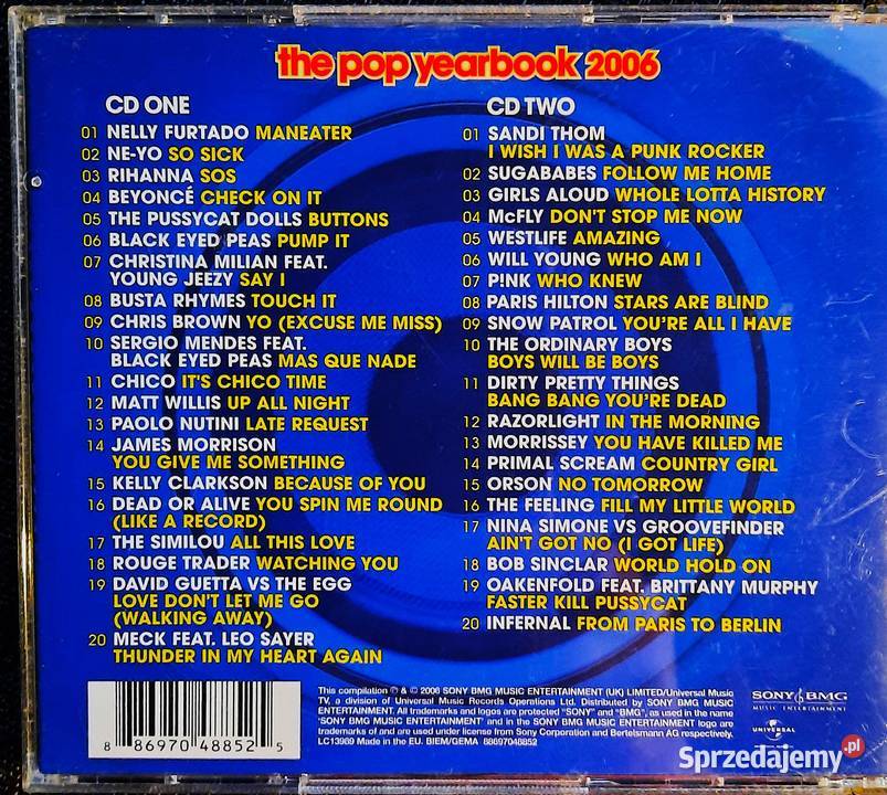 Składankę Disco Album 2XCD Pop Years Największe Katowice