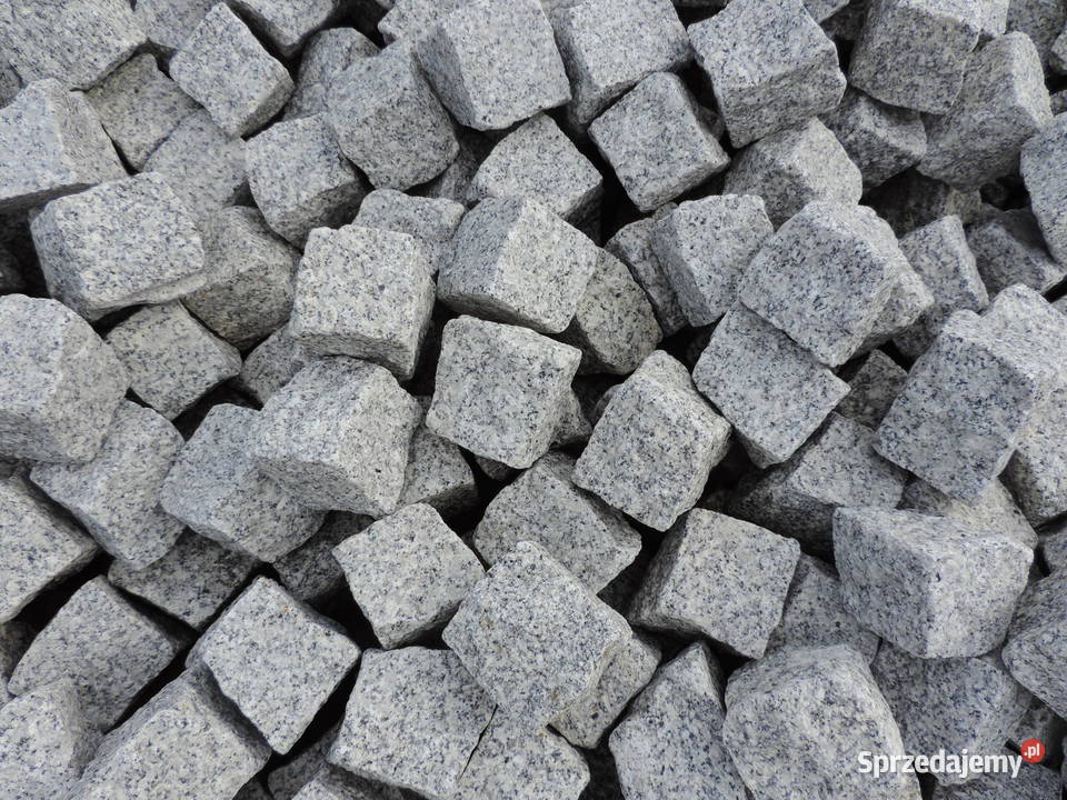 Kostka Czerwona VANGA 811 Granit Kamień Murowy Żwir i kamienie