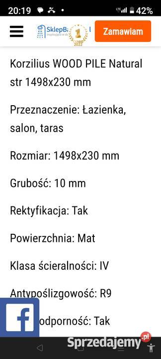 Plytki podlogowe TUBĄDZIN WOOD PILE Adamin