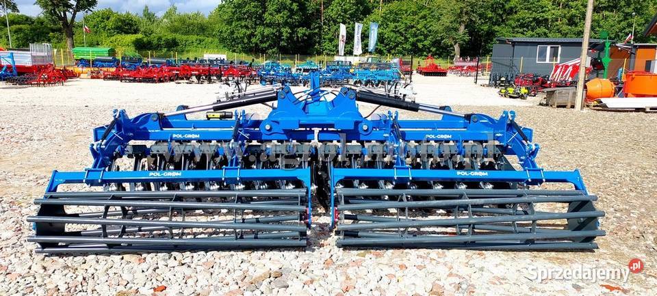 Brona talerzowa Agregat 4m zawieszana ciągana warmińsko-mazurskie Iława