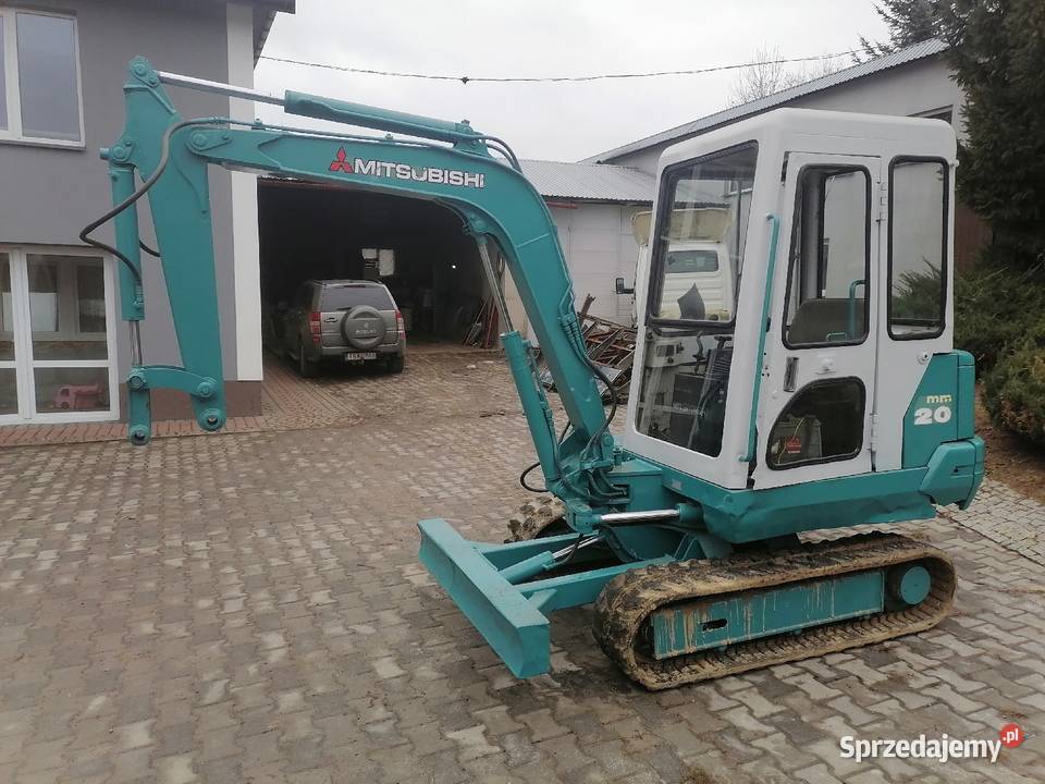 Minikoparka mitsubishi MM20 JCB Cat świętokrzyskie Klimontówek
