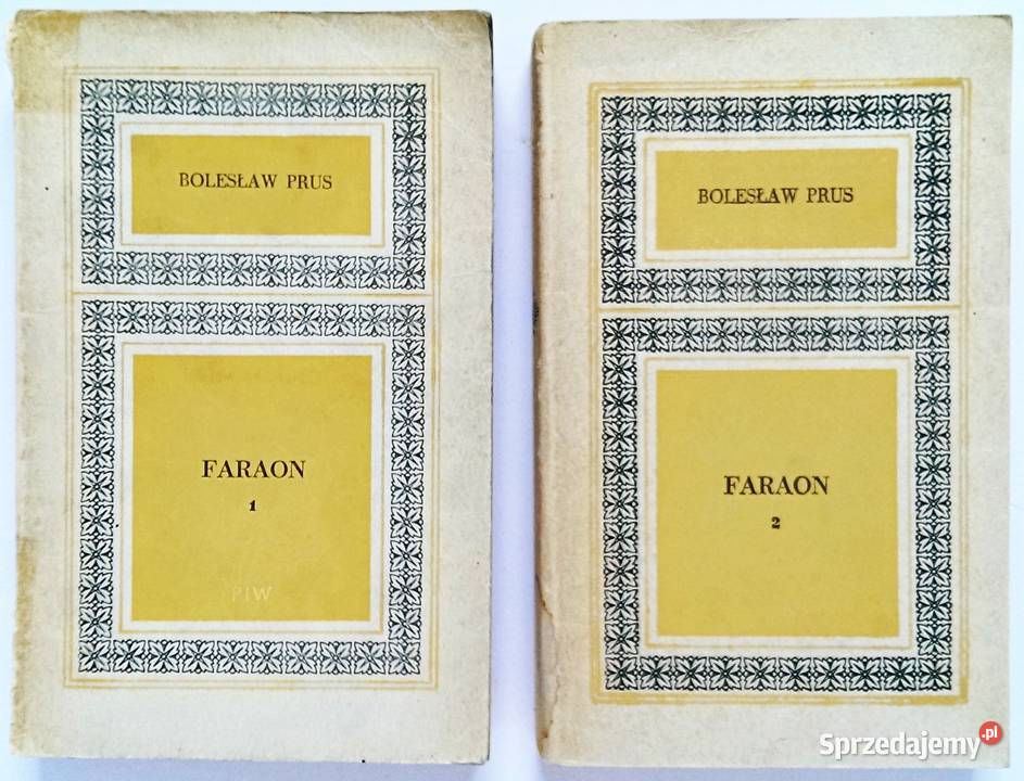 Faraon Bolesław Prus tomy 12 Kraków