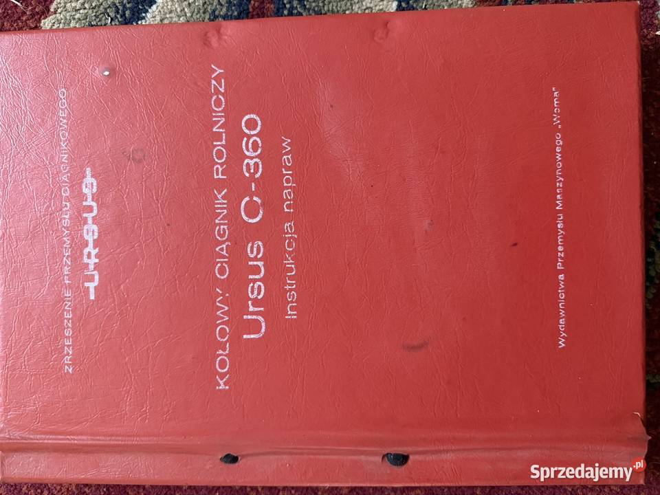 Instrukcja napraw c360 c355 c362 mazowieckie Ciechanów sprzedam