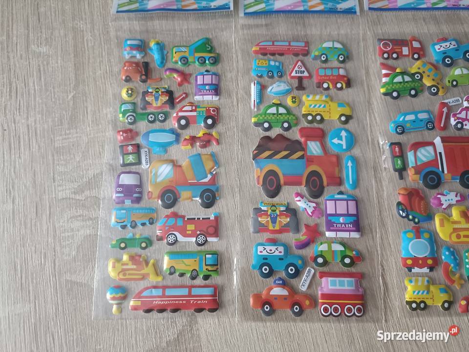 Zestaw naklejek pojazdy Kwidzyn