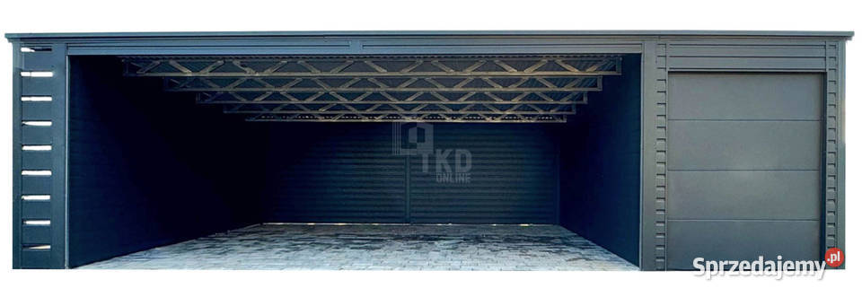 Wiata samochodowa 6x6m Garaz blaszany 25x6m Leszno