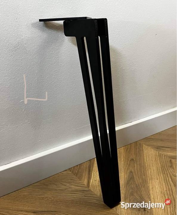 Czarna Noga metalowe Nogi loft Stolik kawowy 70 70cm Bochnia