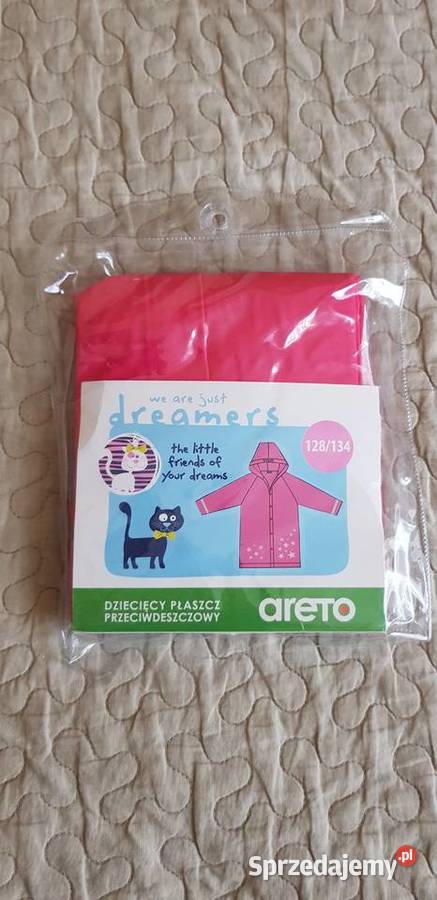 Nowy Areto płaszcz płaszczyk przeciwdeszczowy