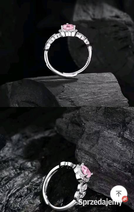 Pierścionek z wizerunkiem serca z cyrkonią Warszawa
