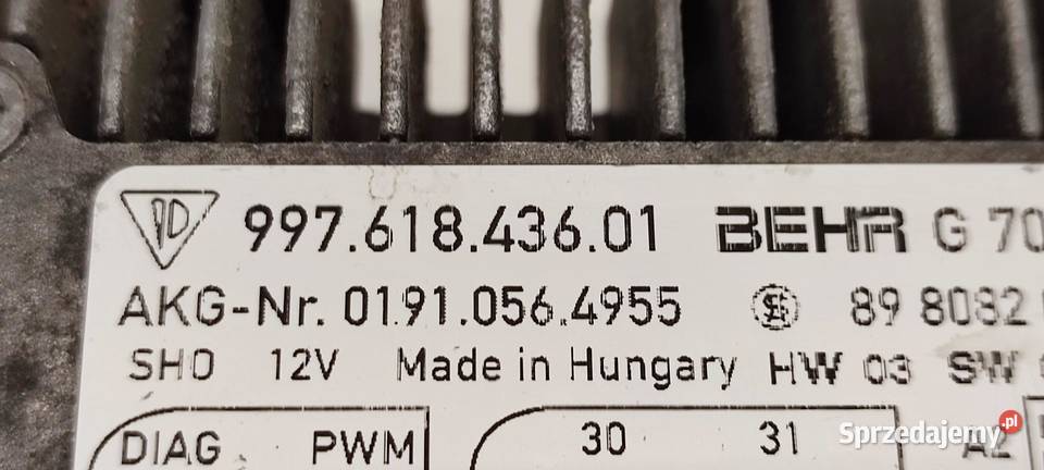 PORSCHE CAYMAN S 987 MODUŁ STEROWNIK osobowe
