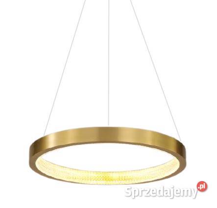 Zing Ring 60 A żyrandol LED 60 pierścień złoty śląskie Katowice