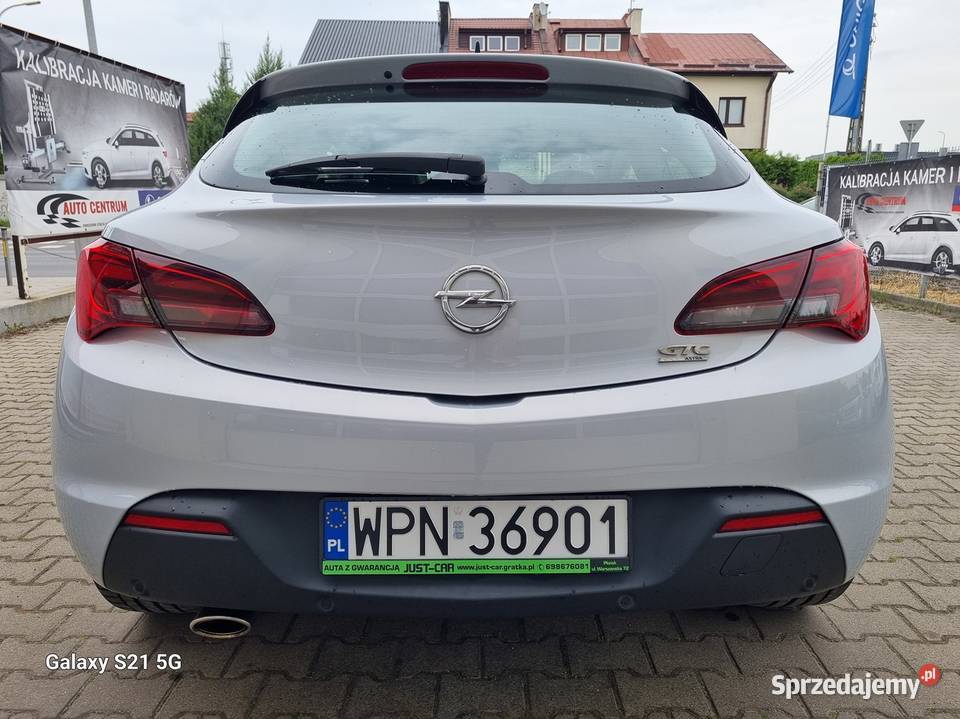 Opel Astra GTC LIFT 16 T 180 nawigacja skóry ASR (kontrola trakcji) Płońsk