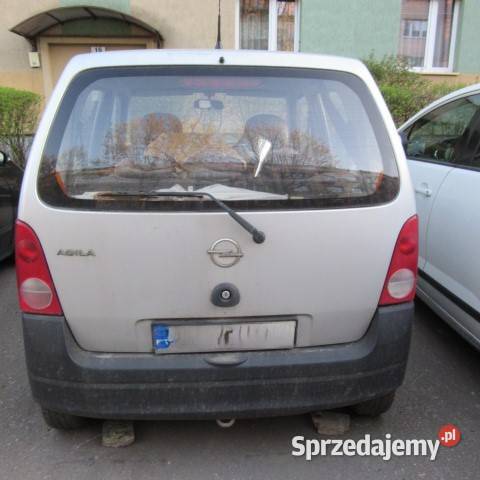 Opel Agila 2003r 10 srebrny metalic rejestracja 43KM Ruda Śląska